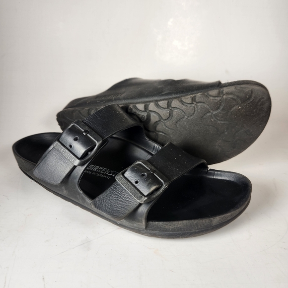Birkenstock Shoes - BIRKENSTOCK Women's Arizona Essentials Sandals 38 / 7 Black Slide Beachy Shoes